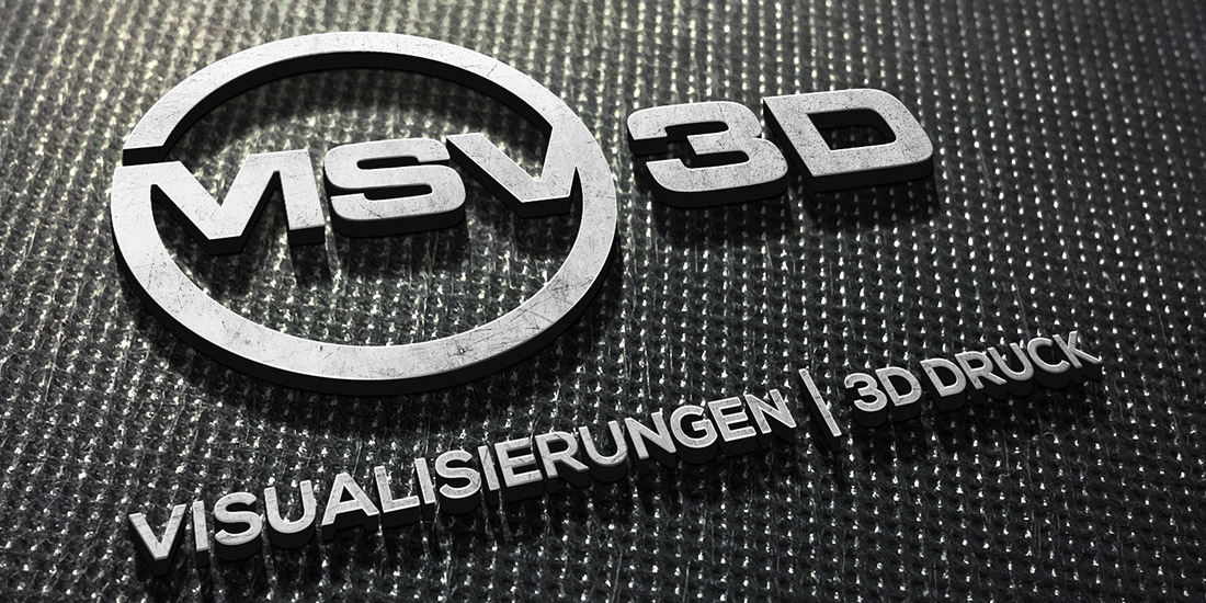 Logo MSV-3D GmbH in 3D